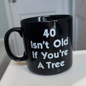 Russ Black Mug with White Quote